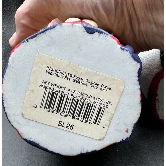 2 Vtg Christmas Snowman & Teddy Bear Bisque Porcelain Candy Bowls Or Planter S1L - Picture 11 of 11